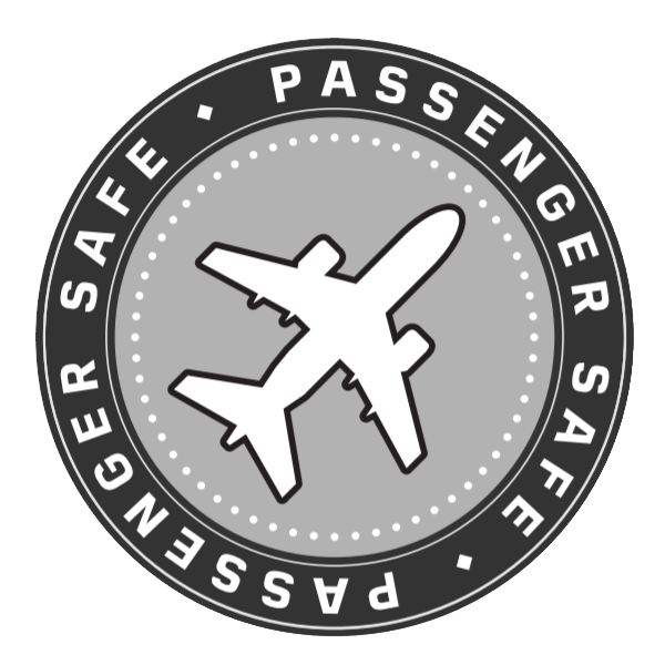 This is an MCR Oil Tools passenger aircraft safe icon